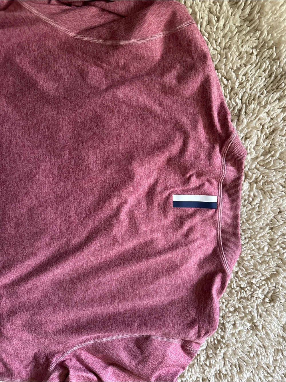 Rhoback pace performance Crewneck Sweatshirt- stretchy - Picture 5 of 5